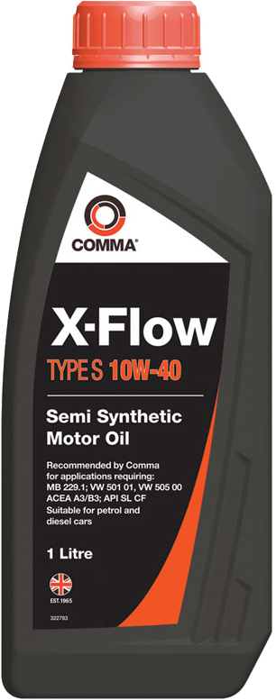 Олива моторна COMMA X-FLOW TYPE S 10W-40 1 л (XFS1L)
